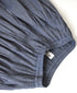 INMDS26043 HANDWOVEN YARN DYE CHAMBRAY PINTUCK FLARED SKIRT