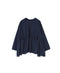 INMDS26052 HANDWOVEN COTTON HAKEME CREW NECK 3/4SL SHIRTS WITH RANDOM PLEATS