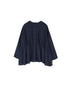 INMDS26052 HANDWOVEN COTTON HAKEME CREW NECK 3/4SL SHIRTS WITH RANDOM PLEATS
