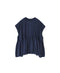 INMDS26053 HANDWOVEN COTTON HAKEME CREW NECK FRENCH/SL SHIRTS WITH PINTUCK