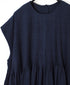 INMDS26053 HANDWOVEN COTTON HAKEME CREW NECK FRENCH/SL SHIRTS WITH PINTUCK