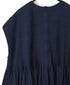 INMDS26053 HANDWOVEN COTTON HAKEME CREW NECK FRENCH/SL SHIRTS WITH PINTUCK