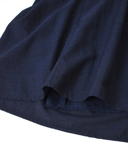 INMDS26055 HANDWOVEN COTTON HAKEME PINTUCK FLARED SKIRT