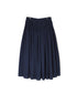 INMDS26055 HANDWOVEN COTTON HAKEME PINTUCK FLARED SKIRT