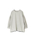 INMDS26062 HANDWOVEN COTTON STRIPE BACK OPENING CREW NECK SHIRTS
