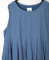 INMDS26063 HANDWOVEN COTTON STRIPE INVERTED PLEAT NO/SL PULLOVER DRESS