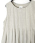 INMDS26063 HANDWOVEN COTTON STRIPE INVERTED PLEAT NO/SL PULLOVER DRESS
