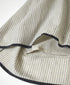 INMDS26063 HANDWOVEN COTTON STRIPE INVERTED PLEAT NO/SL PULLOVER DRESS