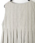 INMDS26063 HANDWOVEN COTTON STRIPE INVERTED PLEAT NO/SL PULLOVER DRESS