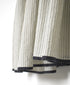 INMDS26064 HANDWOVEN COTTON STRIPE REGULAR COLLAR SHIRTS DRESS WITH RAJASTHAN GATHER