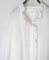 INMDS26072 100s KHADI PLAIN FRILL COLLAR SHIRTS