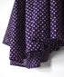 INMDS26083 80s VOILE SQUARE BLOCK PRINT CREW NECK BUTTON SHIRTS WITH MINI PINTUCK