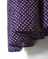 INMDS26084 80s VOILE SQUARE BLOCK PRINT CREW NECK BUTTON SHIRTS DRESS WITH MINI PINTUCK