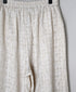 INMDS26095 POWER LOOM COTTON DOBIE CHECK FLOWER HAND SCREEN PRINT EASY PANTS