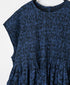INMDS26096 POWER LOOM COTTON DOBIE CHECK FLOWER HAND SCREEN PRINT CREW-NECK FRENCH/SL SHIRTS