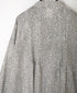 INMDS26102 80s COTTON FLOWER BLOCK PRINT BANDED COLLAR MINI PINTUCK TUNIC