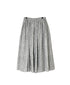 INMDS26105 80s COTTON FLOWER BLOCK PRINT GATHERED SKIRT