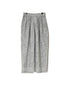 INMDS26106 80s COTTON FLOWER BLOCK PRINT 2TUCK TAPERED EASY PANTS