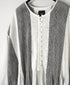 INMDS26112W HANDWOVEN COTTON SINGLE CHECK PATCHWORK BALL BUTTON SHIRTS DRESS