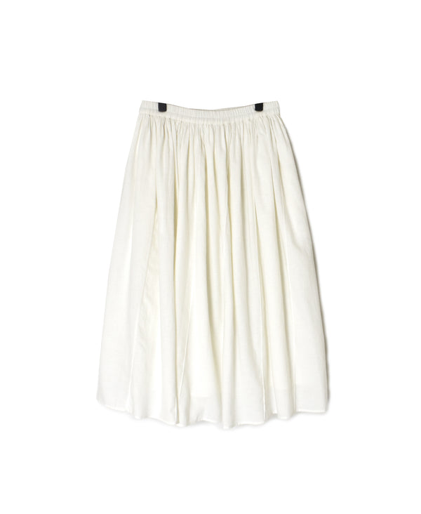 INMDS26705 TWILL COTTON KHADI PLAIN GATHERED SKIRT