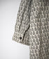 INMDS26724 80s VOILE LITTLE TREE BLOCK PRINT VERTICAL STITCHED BANDED COLLAR SHIRTS