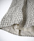 INMDS26725 80s VOILE LITTLE TREE BLOCK PRINT GATHERED SKIRT WITH LINING