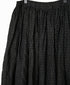 INMDS26725 80s VOILE LITTLE TREE BLOCK PRINT GATHERED SKIRT WITH LINING