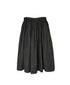 INMDS26725 80s VOILE LITTLE TREE BLOCK PRINT GATHERED SKIRT WITH LINING