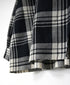 INMDS26741 HANDWOVEN HEAVY COTTON UNIQUE GINGHAM CHECK BANDED COLLAR SHIRTS WITH INVERTED PLEATS