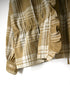 INMDS26742 HANDWOVEN HEAVY COTTON UNIQUE GINGHAM CHECK FRILL&PINTUCK SHIRTS WITH LACE