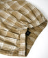 INMDS26745 HANDWOVEN HEAVY COTTON UNIQUE GINGHAM CHECK 2TUCK TAPERED EASY PANTS WITH LINING