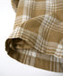 INMDS26745 HANDWOVEN HEAVY COTTON UNIQUE GINGHAM CHECK 2TUCK TAPERED EASY PANTS WITH LINING
