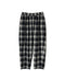 INMDS26745 HANDWOVEN HEAVY COTTON UNIQUE GINGHAM CHECK 2TUCK TAPERED EASY PANTS WITH LINING