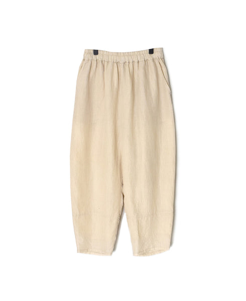 INSL24206 60s LINEN PLAIN EASY PANTS