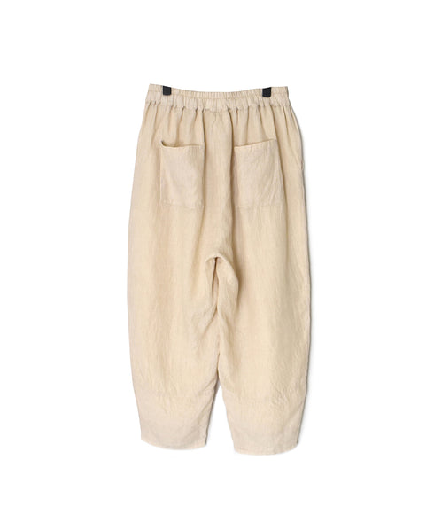 INSL24206 60s LINEN PLAIN EASY PANTS