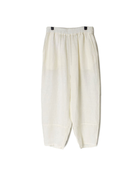 INSL24206 60s LINEN PLAIN EASY PANTS