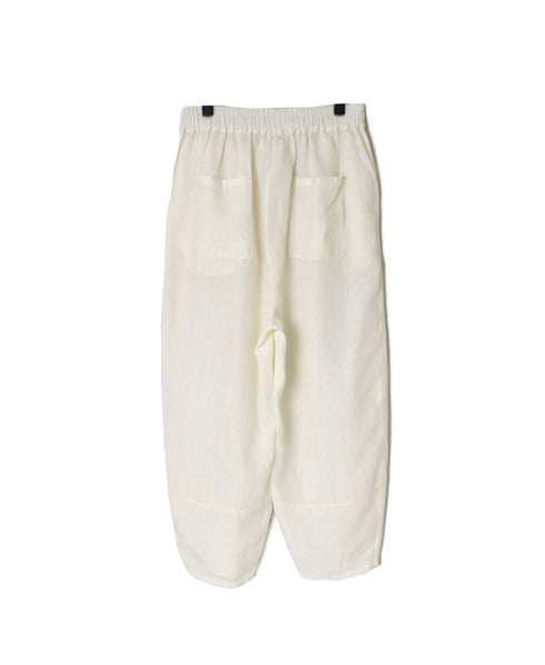 INSL24206 60s LINEN PLAIN EASY PANTS