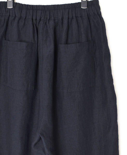 INSL24206 60s LINEN PLAIN EASY PANTS