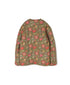 INSL24731 60s CAMBRIC FLOWER PRINT NO COLLAR JACKET