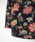INSL24731 60s CAMBRIC FLOWER PRINT NO COLLAR JACKET