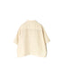 INSL26301 60s LINEN PLAIN OPEN COLLAR SHIRTS
