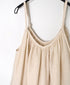 INSL26302 60s LINEN PLAIN TWO WAY CAMISOLE DERSS