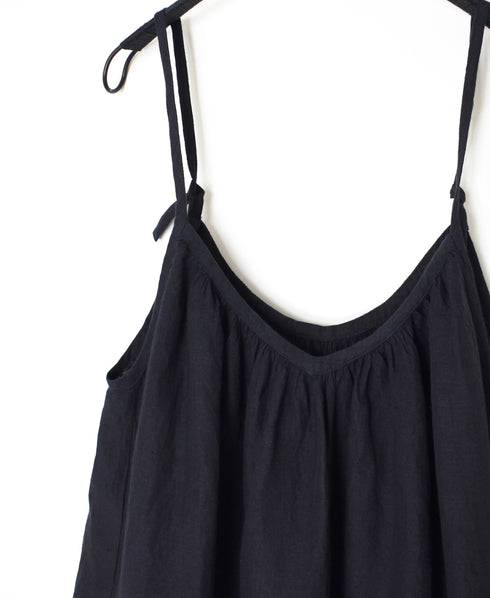 INSL26302 60s LINEN PLAIN TWO WAY CAMISOLE DERSS
