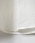 INSL26323 60s AUTO LOOM COTTON/LINEN PLAIN BANDED COLLAR S/SL TUNIC
