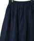 INSL26325 60s AUTO LOOM COTTON/LINEN PLAIN GATHERED SKIRT