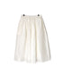 INSL26325 60s AUTO LOOM COTTON/LINEN PLAIN GATHERED SKIRT
