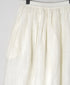 INSL26325 60s AUTO LOOM COTTON/LINEN PLAIN GATHERED SKIRT