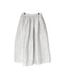 INSL26335 60s AUTO LOOM COTTON/LINEN STRIPE GATHERED SKIRT