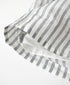 INSL26335 60s AUTO LOOM COTTON/LINEN STRIPE GATHERED SKIRT