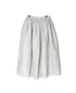 INSL26335 60s AUTO LOOM COTTON/LINEN STRIPE GATHERED SKIRT